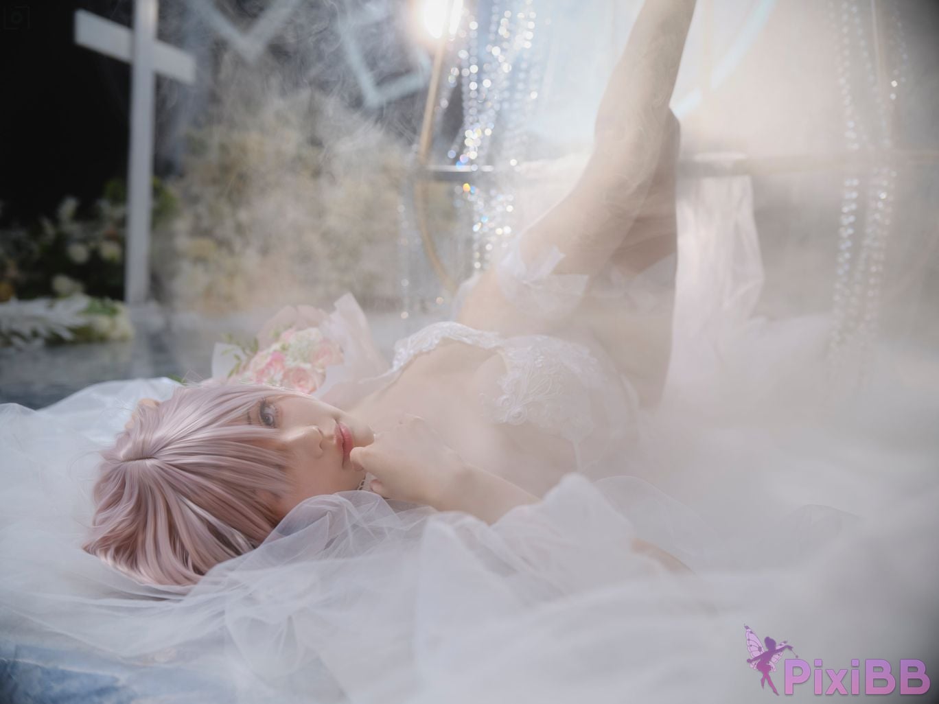 Cosplayer Huli raccoon FGO Matthews wedding PixiBB.COM 018