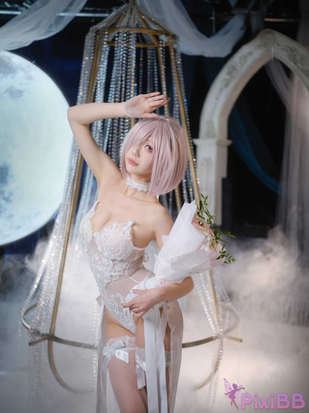 Cosplayer Huli raccoon FGO Matthews wedding PixiBB.COM 021