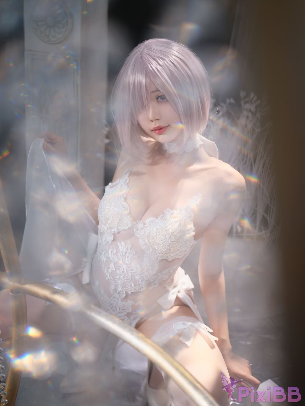 Cosplayer Huli raccoon FGO Matthews wedding PixiBB.COM 024