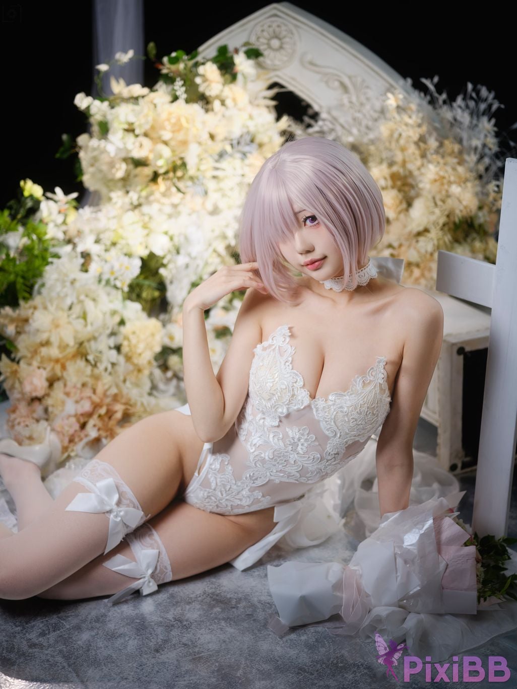 Cosplayer Huli raccoon FGO Matthews wedding PixiBB.COM 025