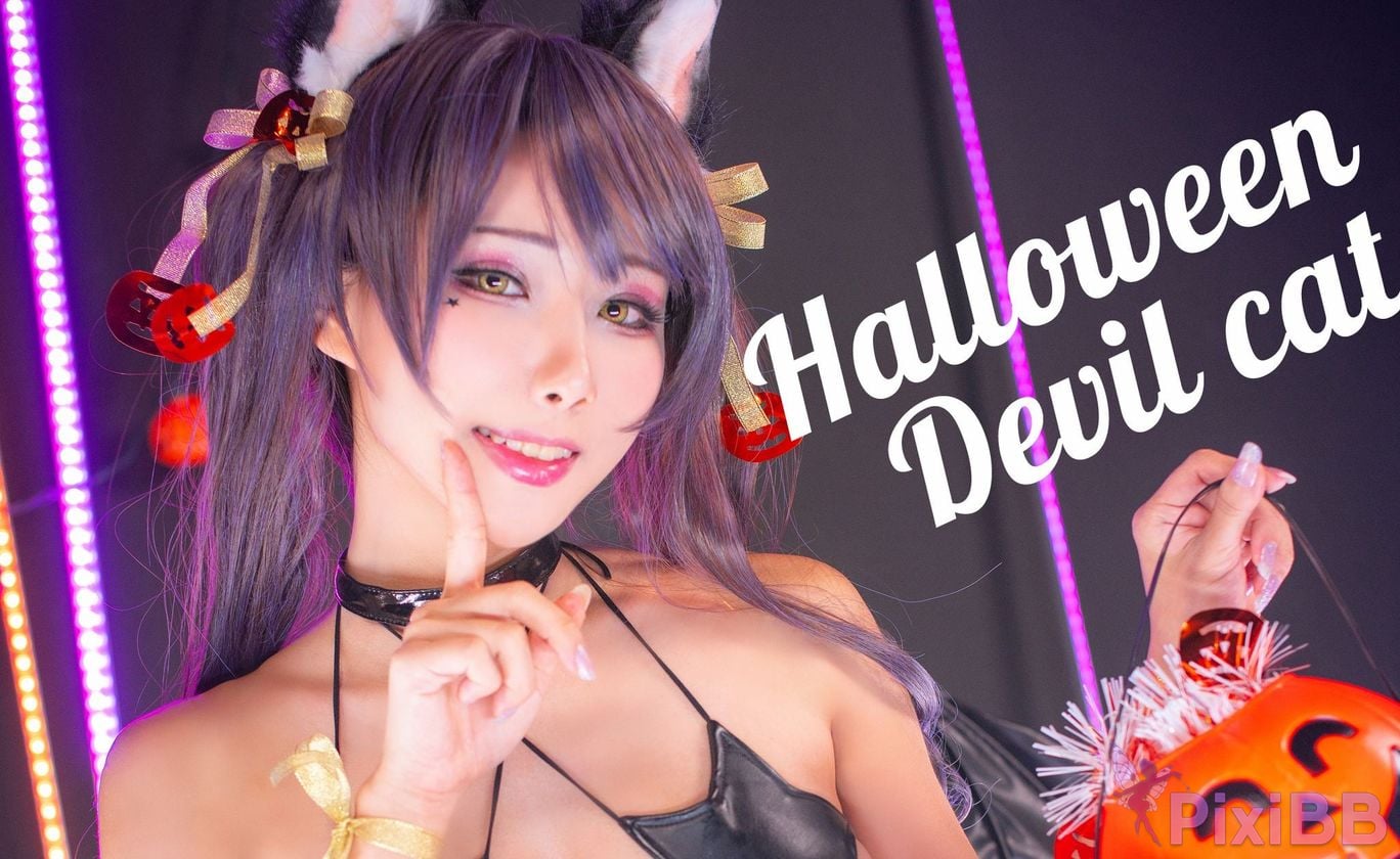 HAHalloweenDevilCat PixiBB.COM