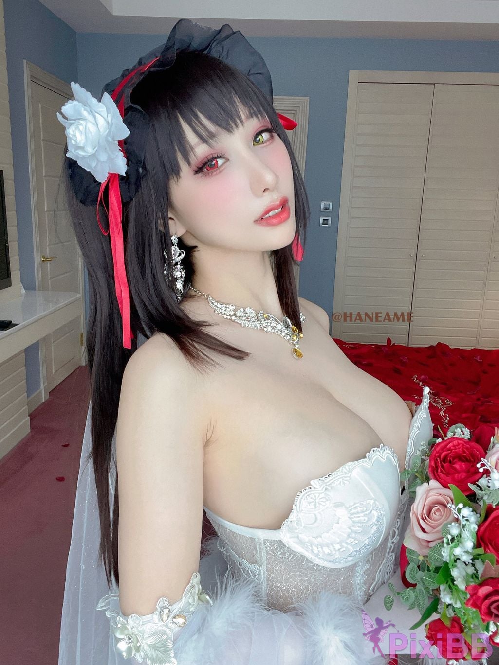 HAKurumiTokisakiWeddingDress PixiBB.COM 14
