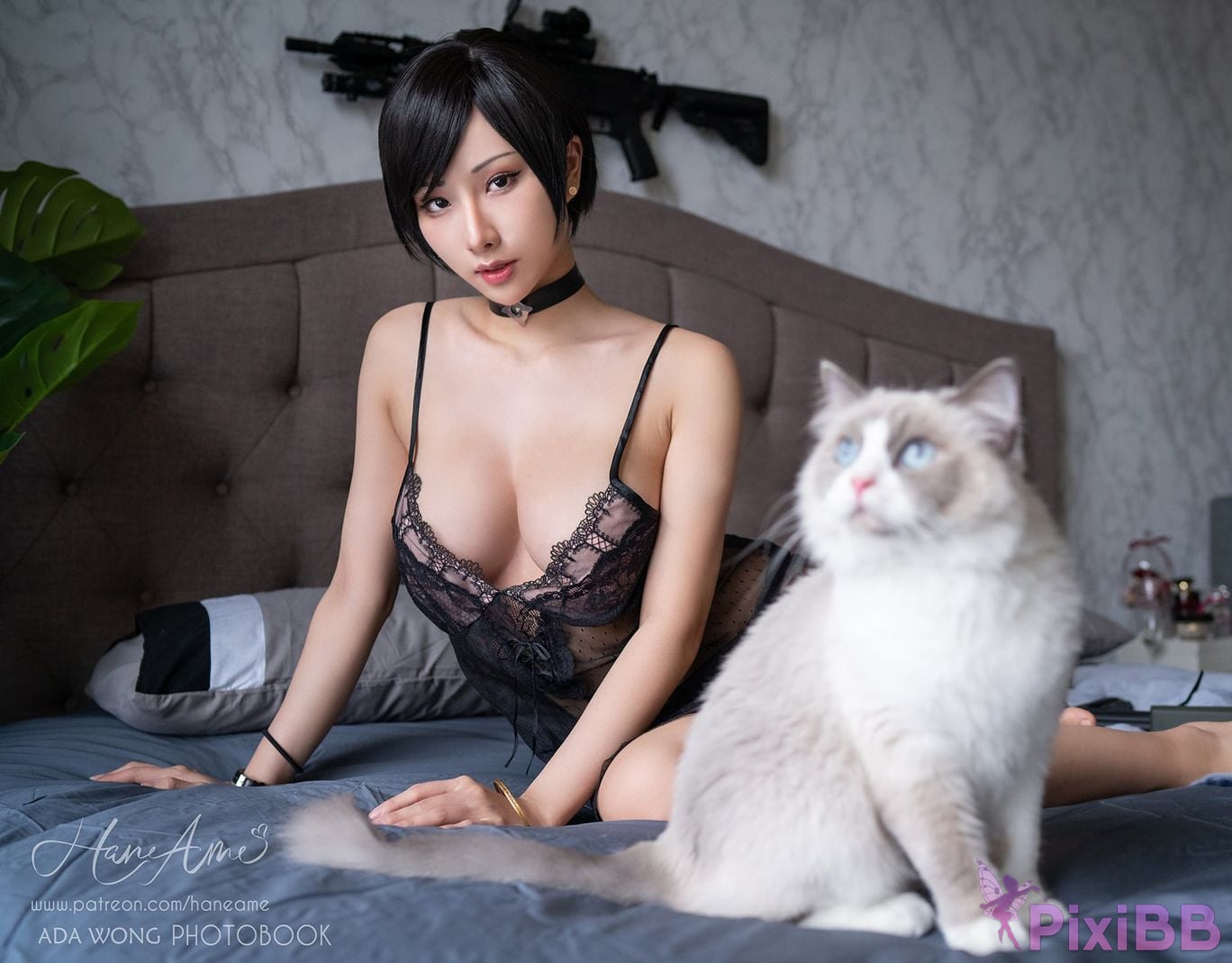 HAAdaWongBlackLingerie PixiBB.COM