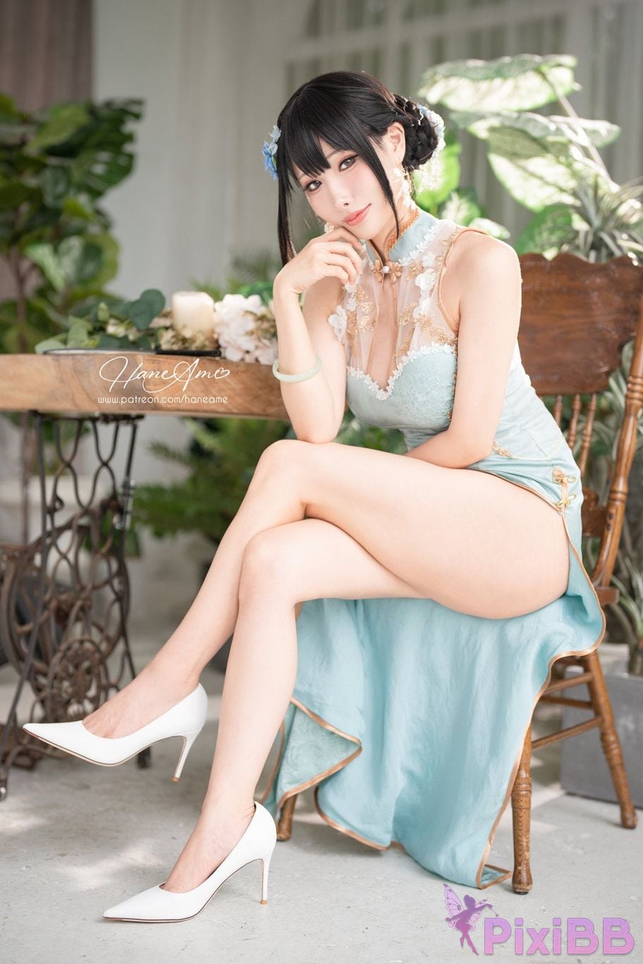 HaneAme Jade Qipao PixiBB.COM 3