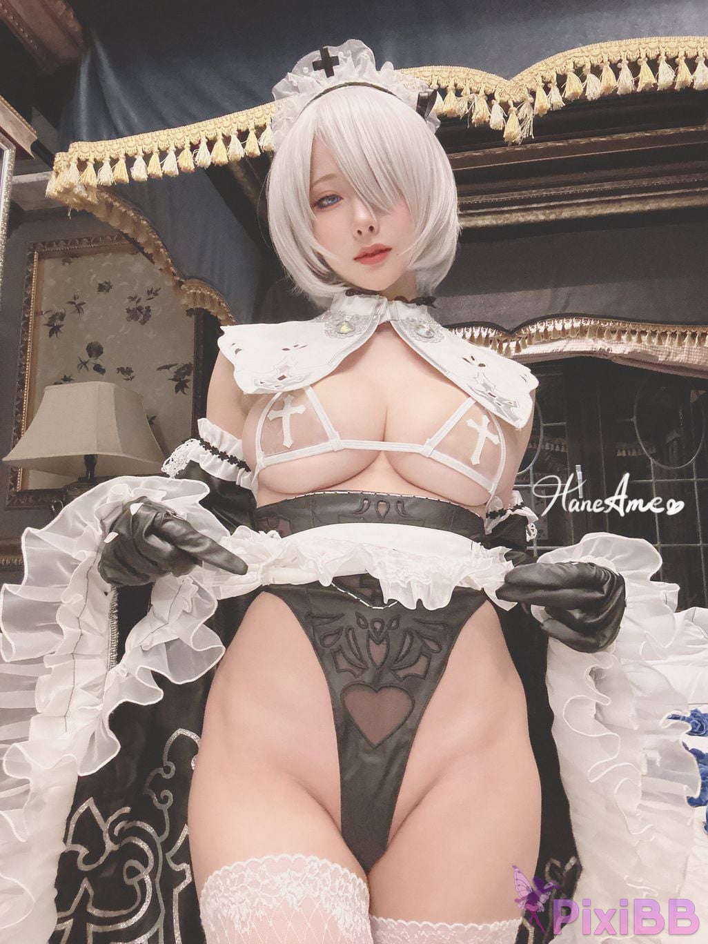 HaneAme 2B Nun Maid PixiBB.COM 38