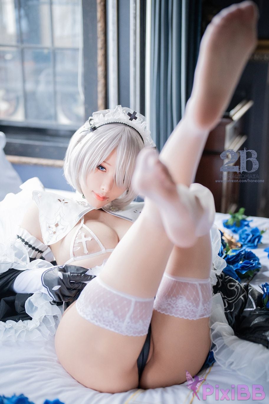 HaneAme 2B Nun Maid PixiBB.COM 9