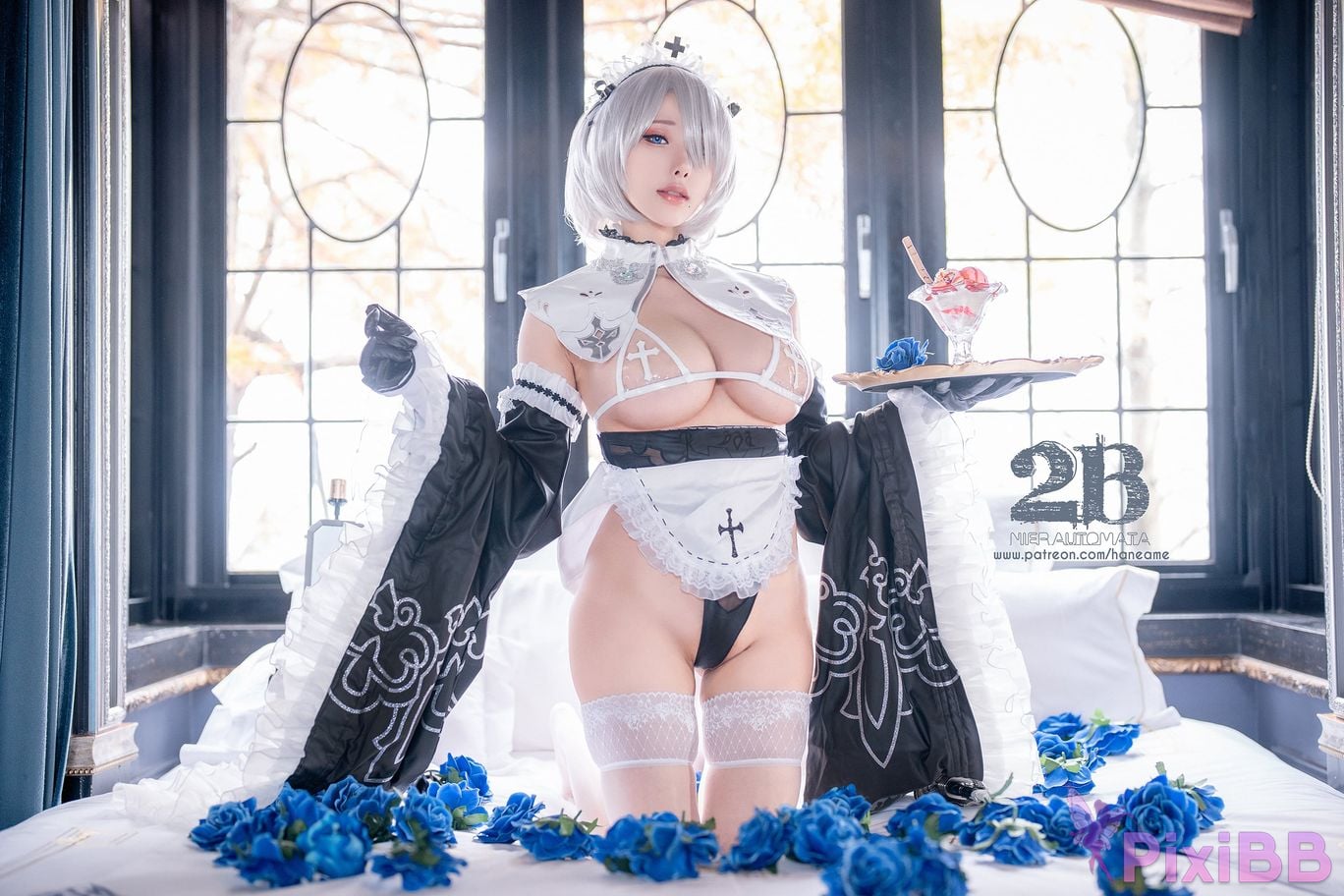 HaneAme 2B Nun Maid PixiBB.COM