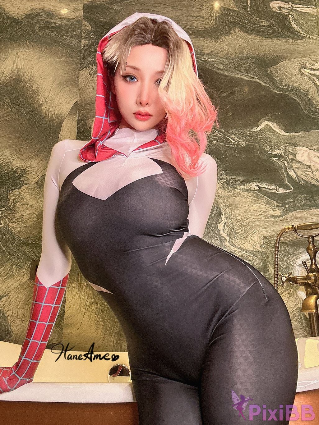 HaneAme Spider Gwen (Spider Man Across the Spider Verse) PixiBB.COM 20
