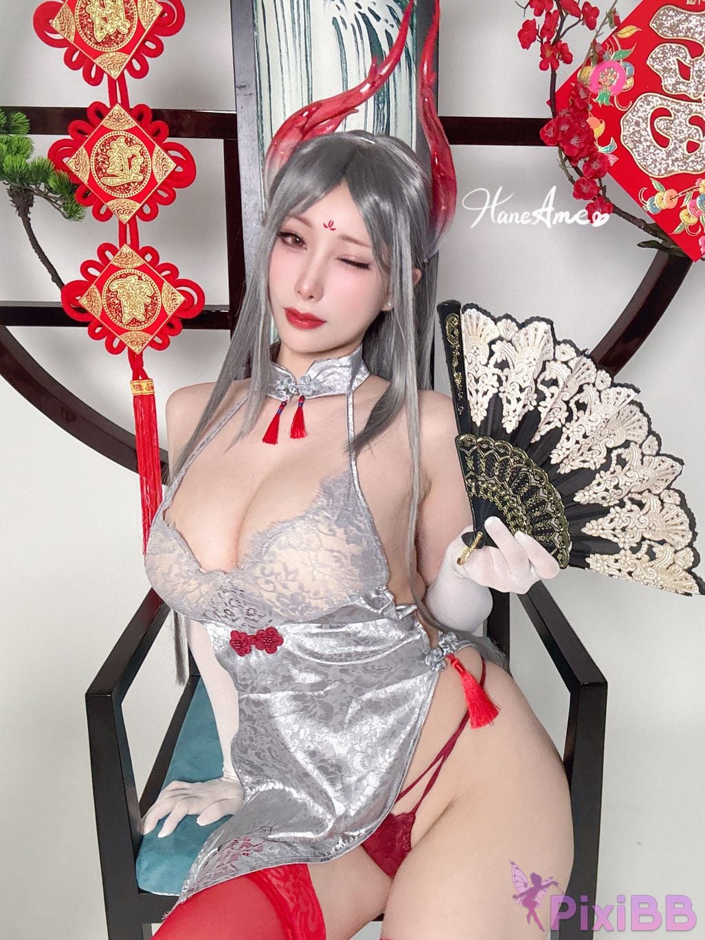 HaneAme Original New Year Dragon Qipao PixiBB.COM 14