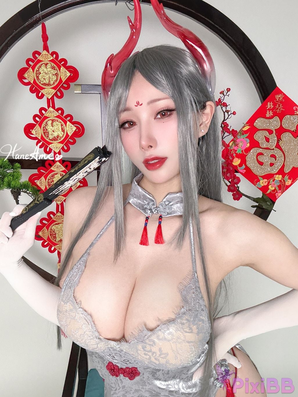 HaneAme Original New Year Dragon Qipao PixiBB.COM 17