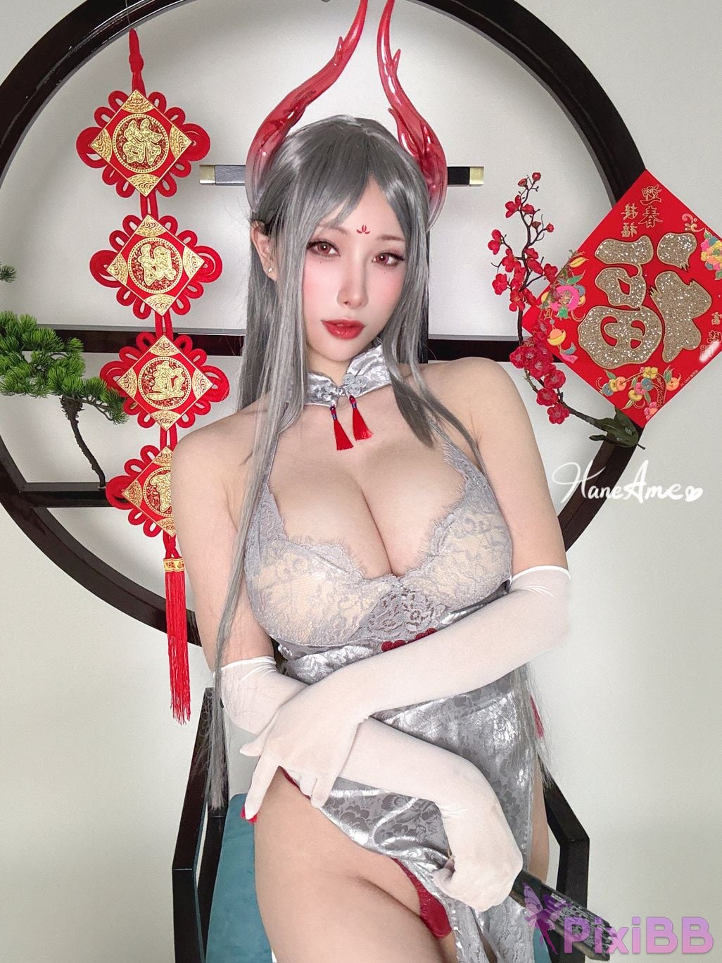 HaneAme Original New Year Dragon Qipao PixiBB.COM 18