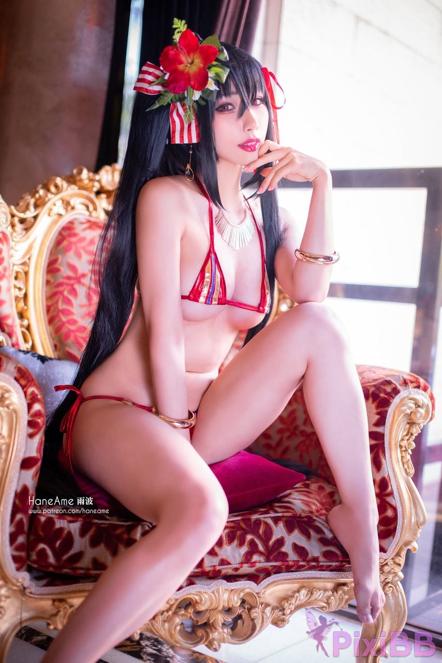 HaneAme Kurumi Tokisaki Bikini PixiBB.COM 1