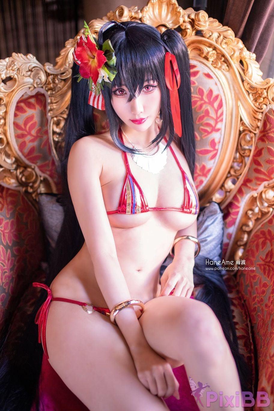 HaneAme Kurumi Tokisaki Bikini PixiBB.COM 17