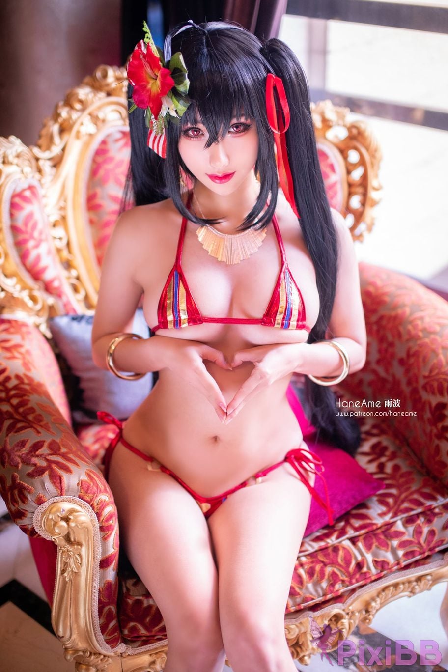 HaneAme Kurumi Tokisaki Bikini PixiBB.COM 3