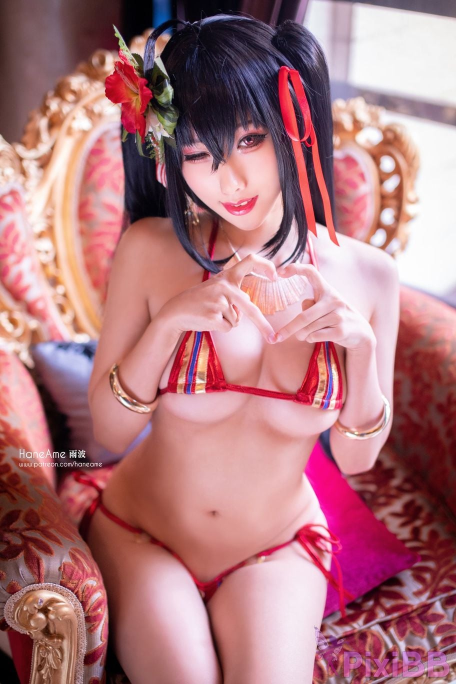 HaneAme Kurumi Tokisaki Bikini PixiBB.COM 4