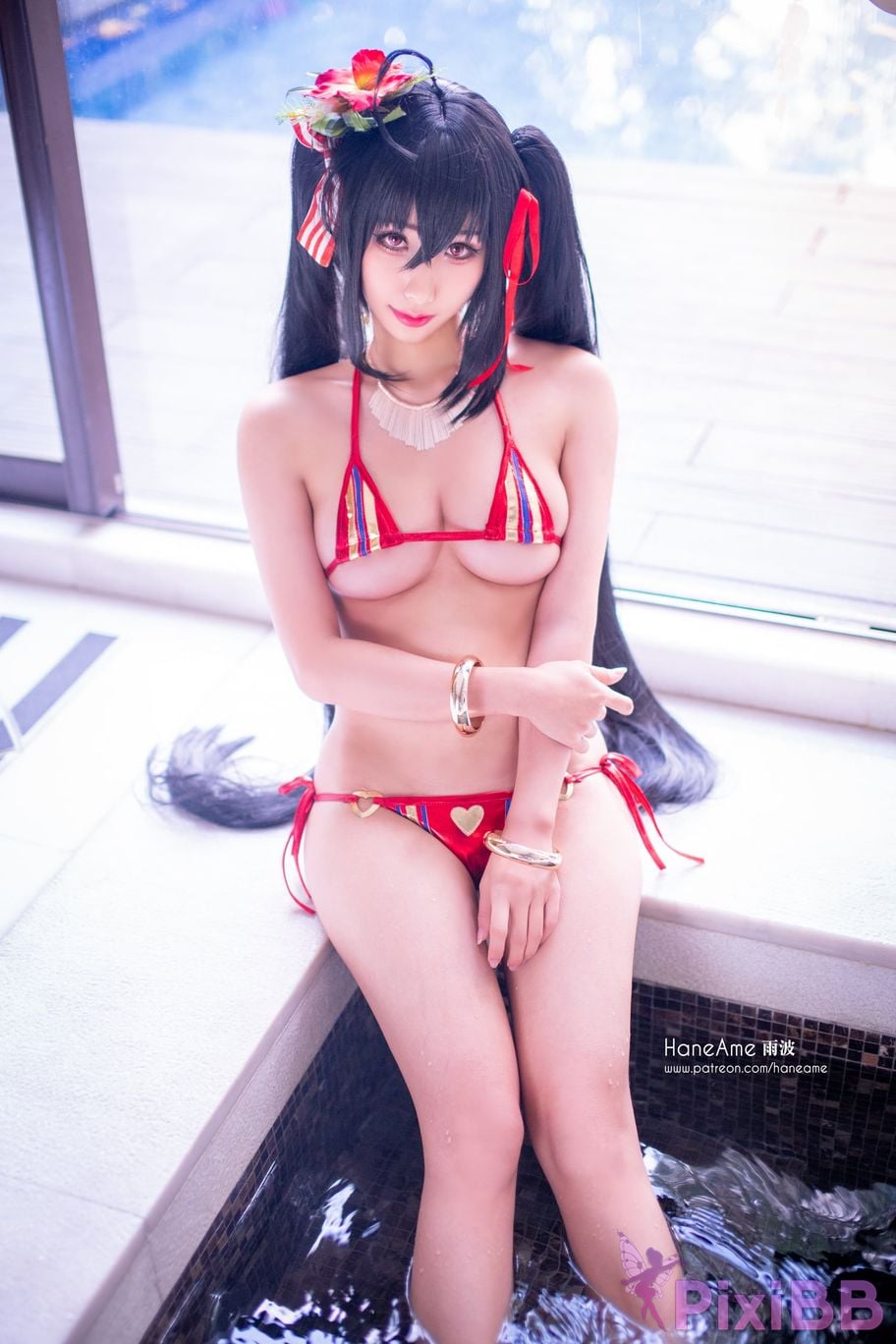 HaneAme Kurumi Tokisaki Bikini PixiBB.COM 6