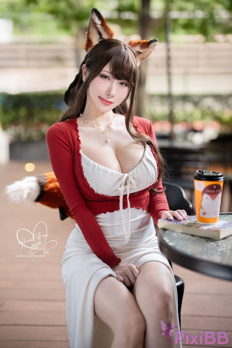 HaneAme Original Pet Girlfriend Foxy Coffee Day PixiBB.COM 14