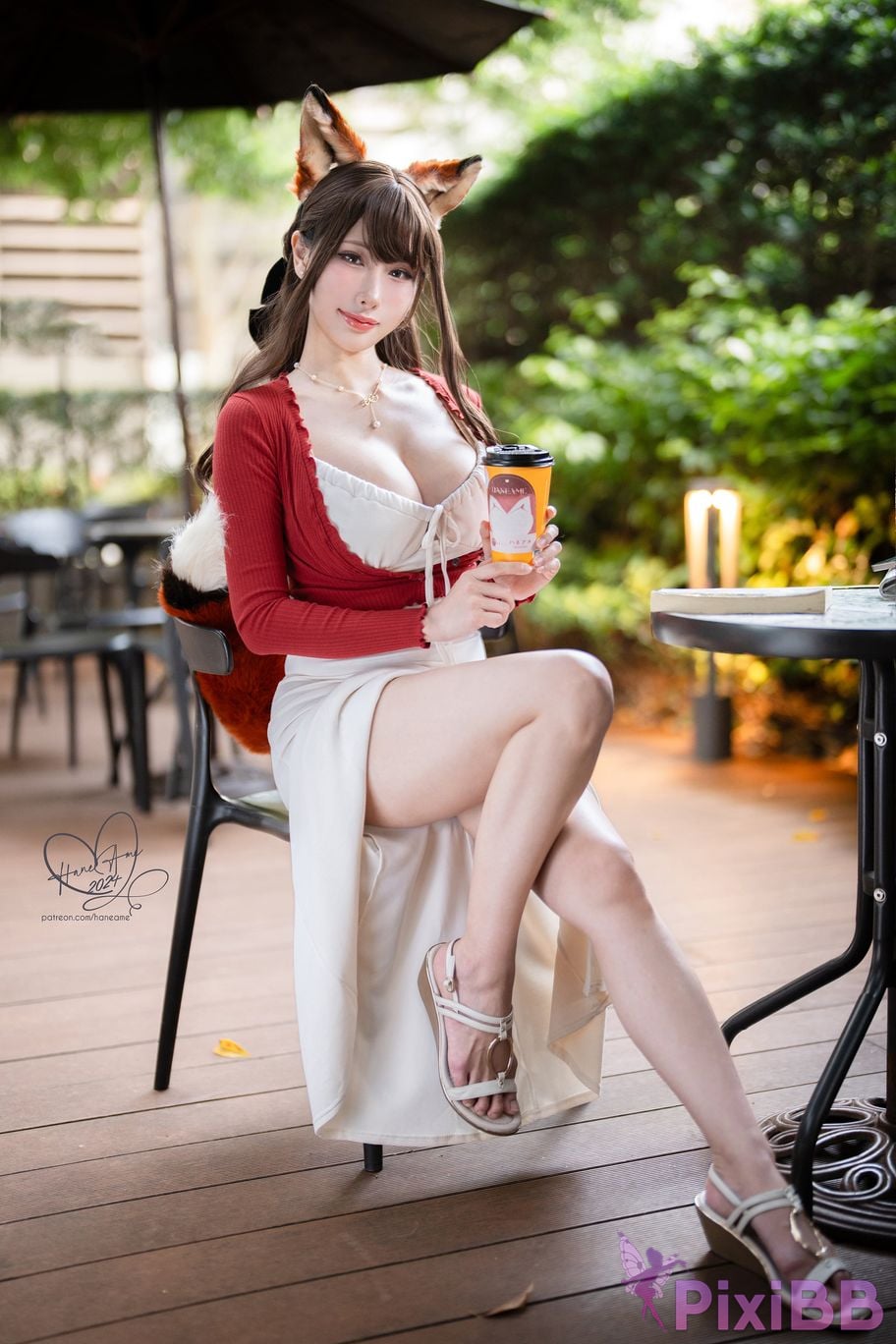 HaneAme Original Pet Girlfriend Foxy Coffee Day PixiBB.COM 19