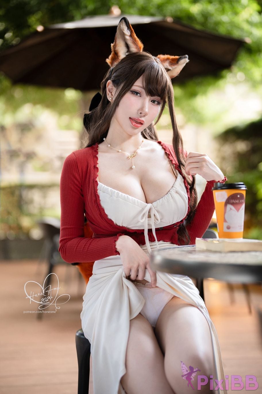 HaneAme Original Pet Girlfriend Foxy Coffee Day PixiBB.COM 2