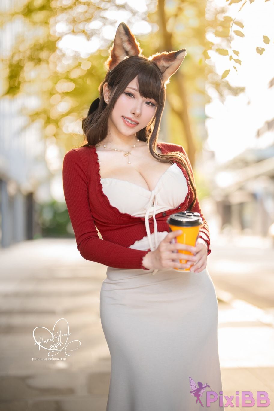 HaneAme Original Pet Girlfriend Foxy Coffee Day PixiBB.COM 28