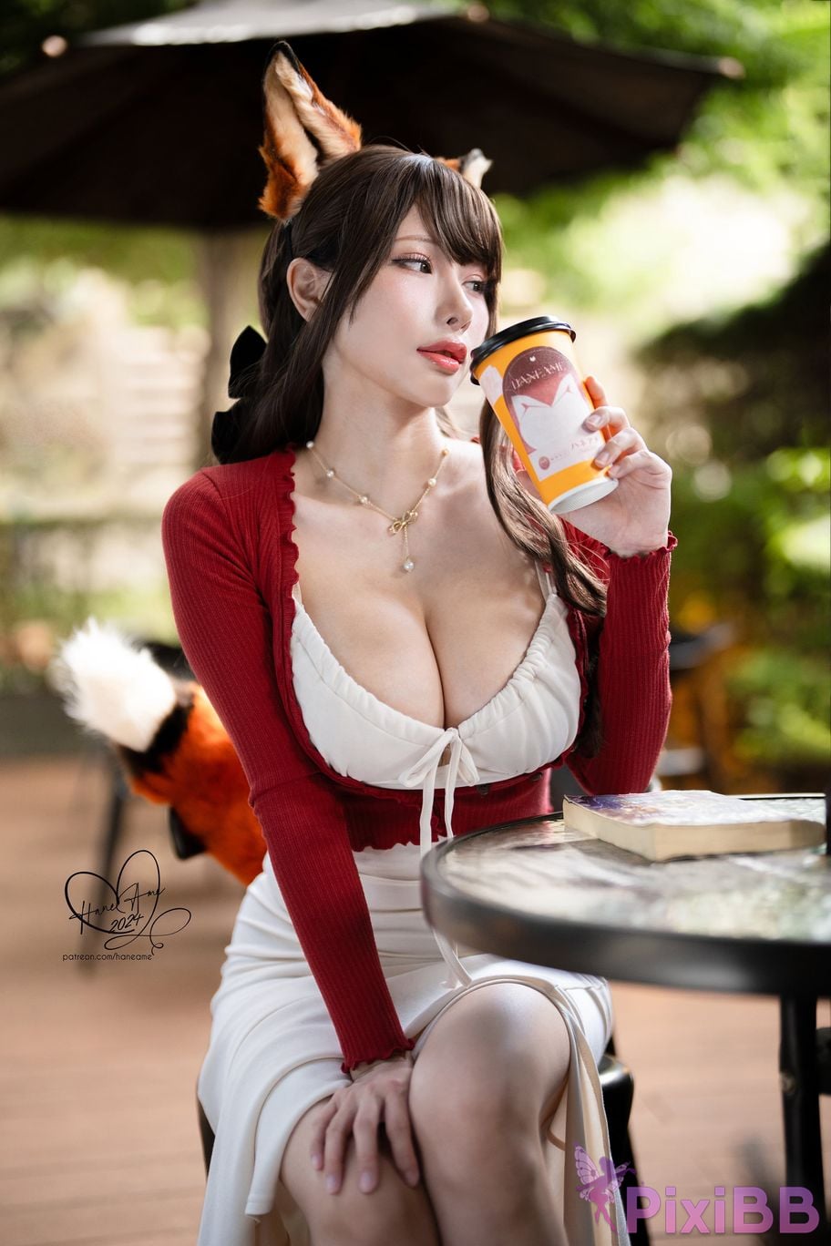 HaneAme Original Pet Girlfriend Foxy Coffee Day PixiBB.COM 38