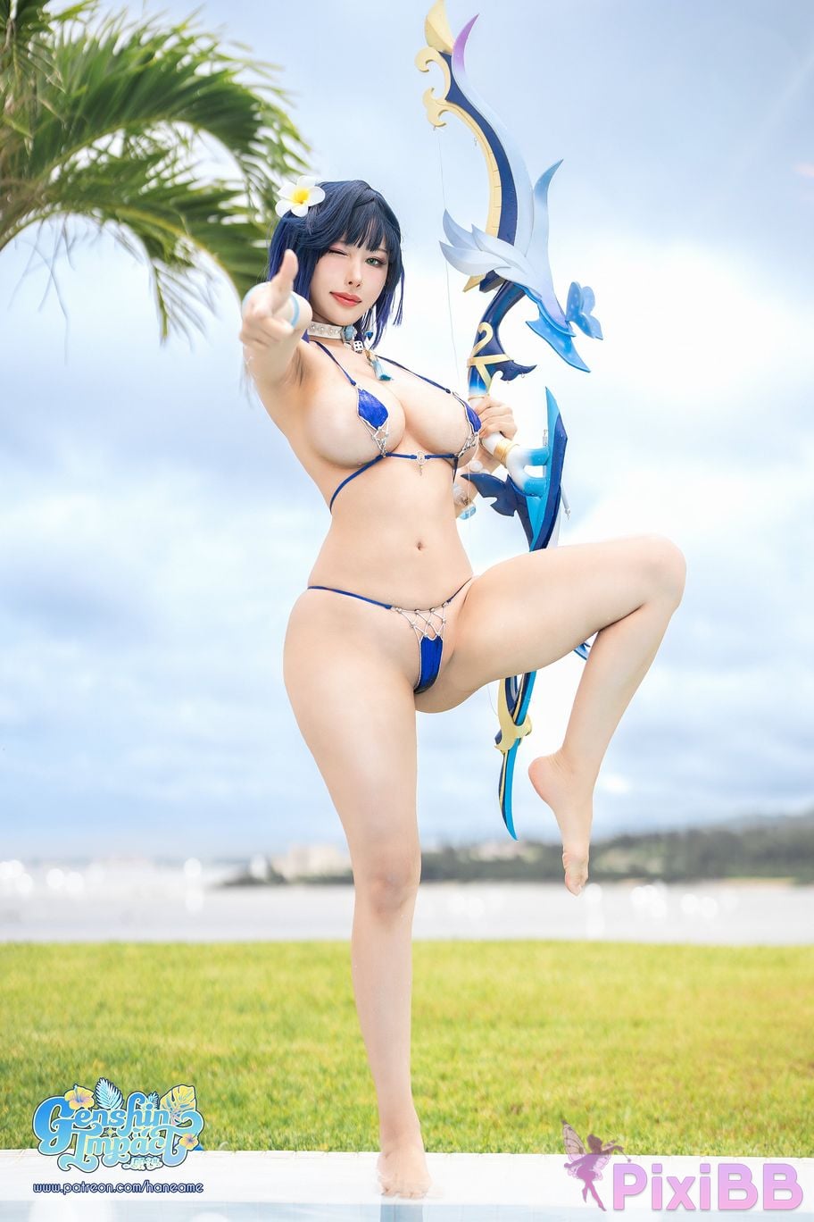 HaneAme Yelan Bikini PixiBB.COM 40