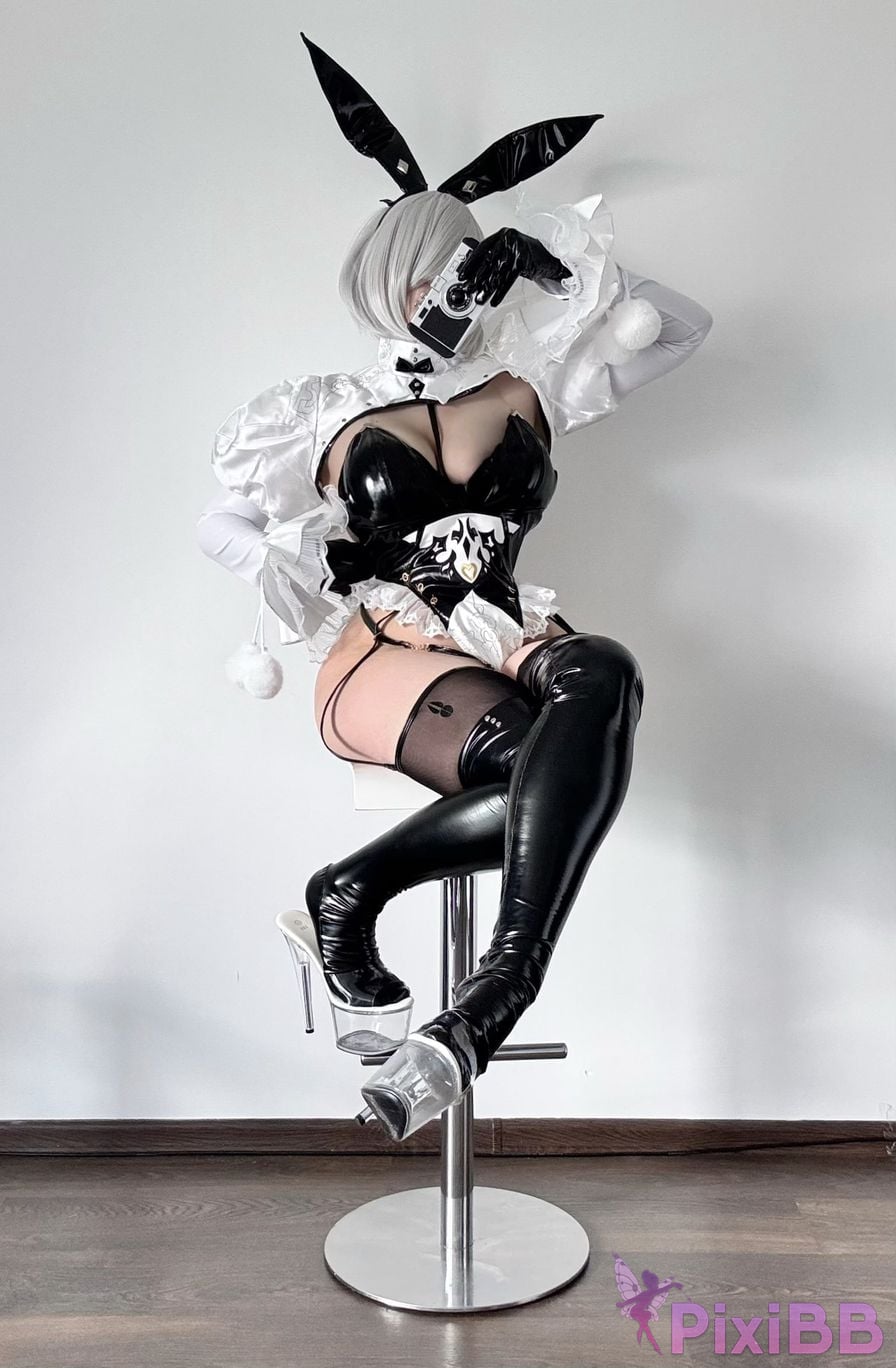 Qiandai 以宇 2B Bunny Girl PixiBB.COM 7