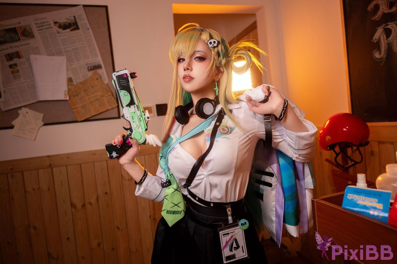 Cosplayer jiao rou ji Walk u re Ming Chao Linnae PixiBB.COM 001
