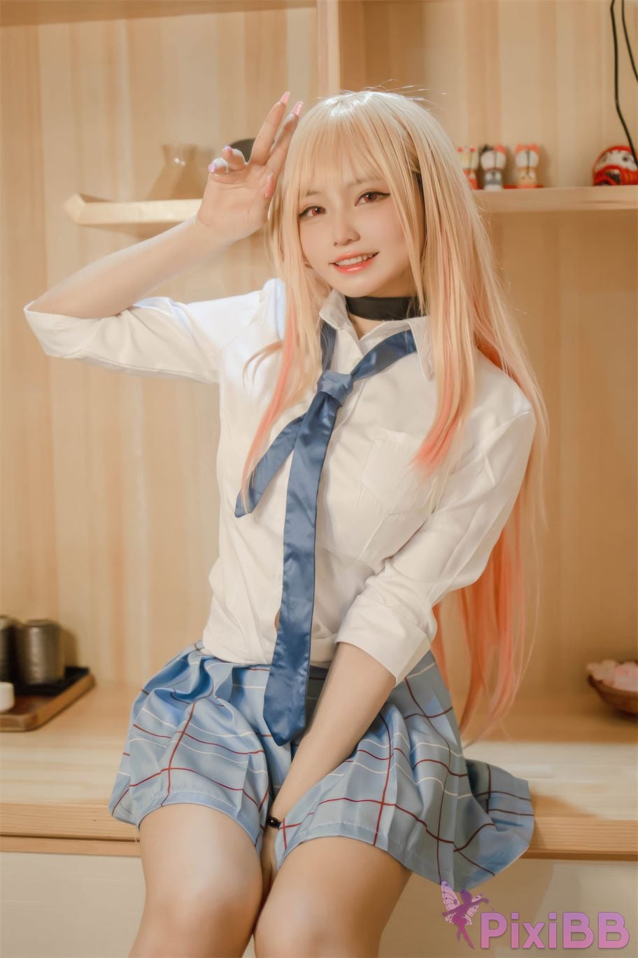 Cosplayer Nyako miao zi Dressing doll falls in love Kitagawa Sea Dream PixiBB.COM 003