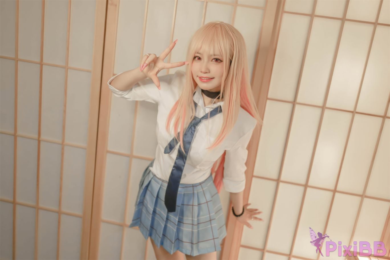 Cosplayer Nyako miao zi Dressing doll falls in love Kitagawa Sea Dream PixiBB.COM 013