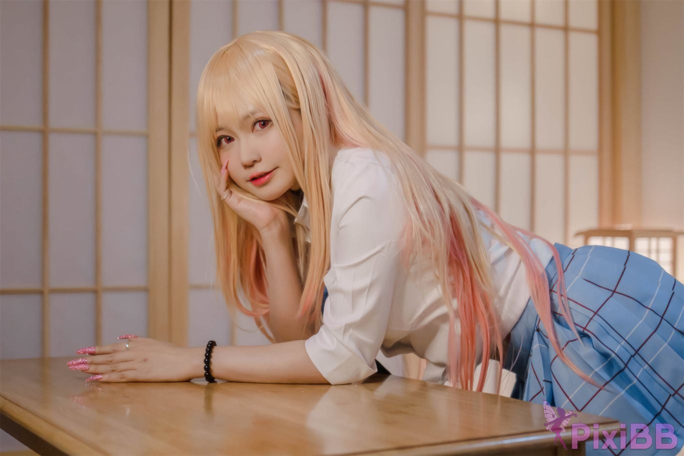 Cosplayer Nyako miao zi Dressing doll falls in love Kitagawa Sea Dream PixiBB.COM 017