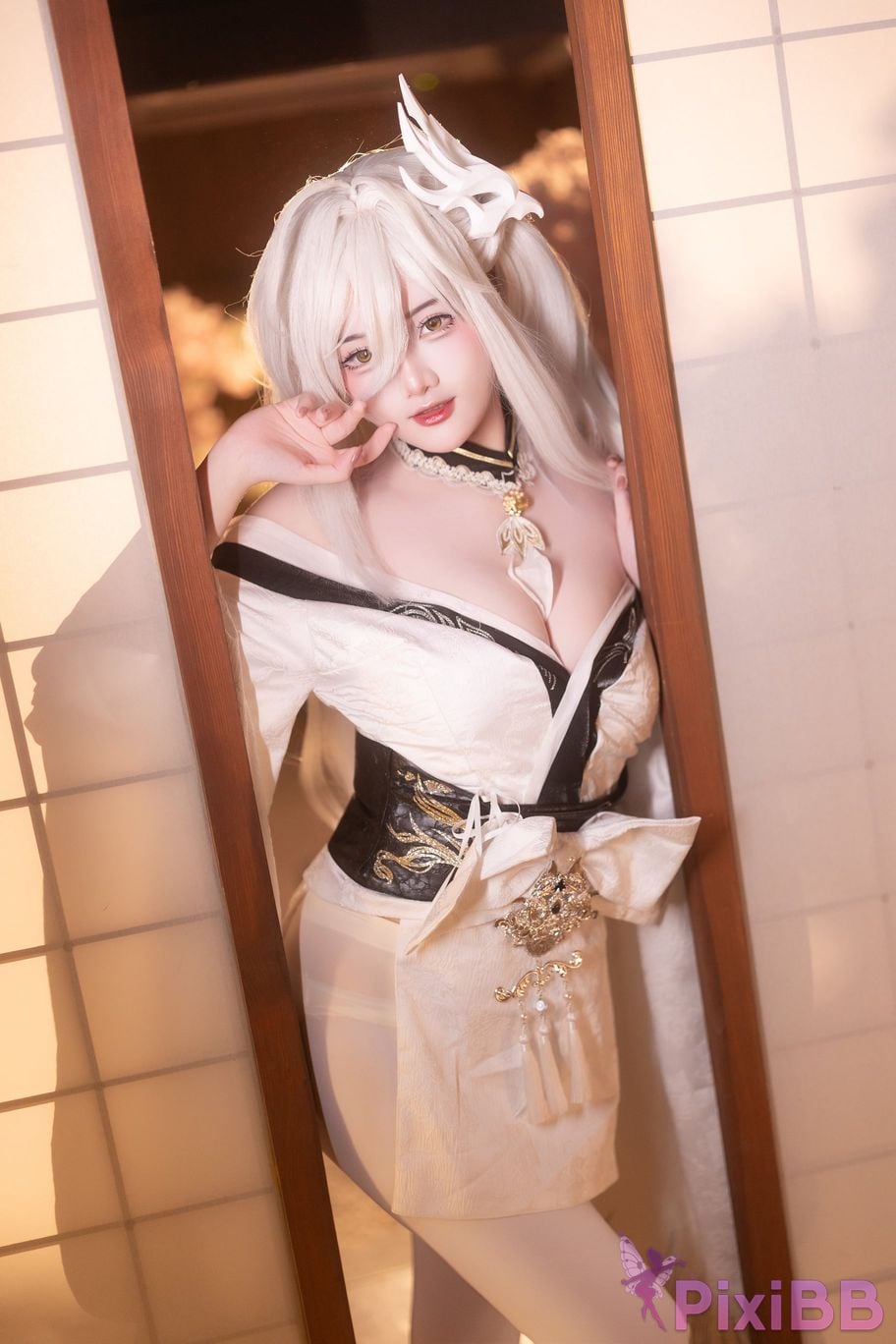 Cosplayer Xiaoyukiko small fish Hakuhou Bai Feng PixiBB.COM 002