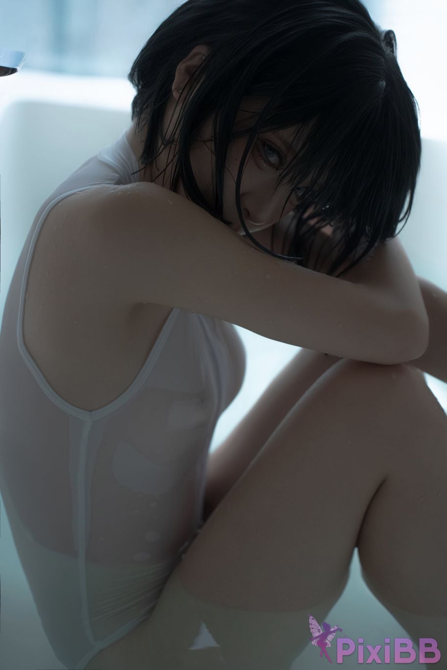 Cosplayer Zhiyue Etsu ko transparent swimming PixiBB.COM 015
