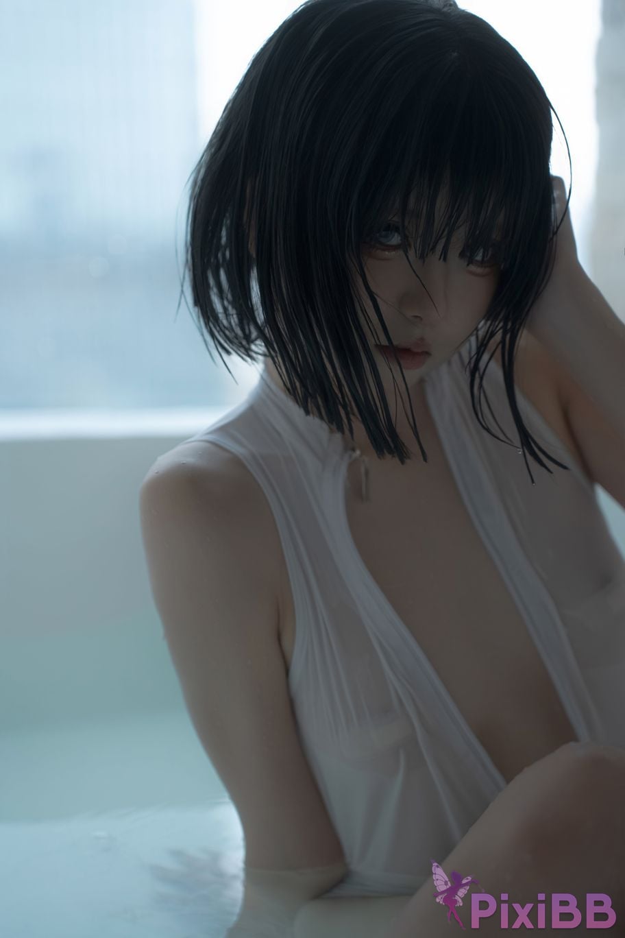 Cosplayer Zhiyue Etsu ko transparent swimming PixiBB.COM 025
