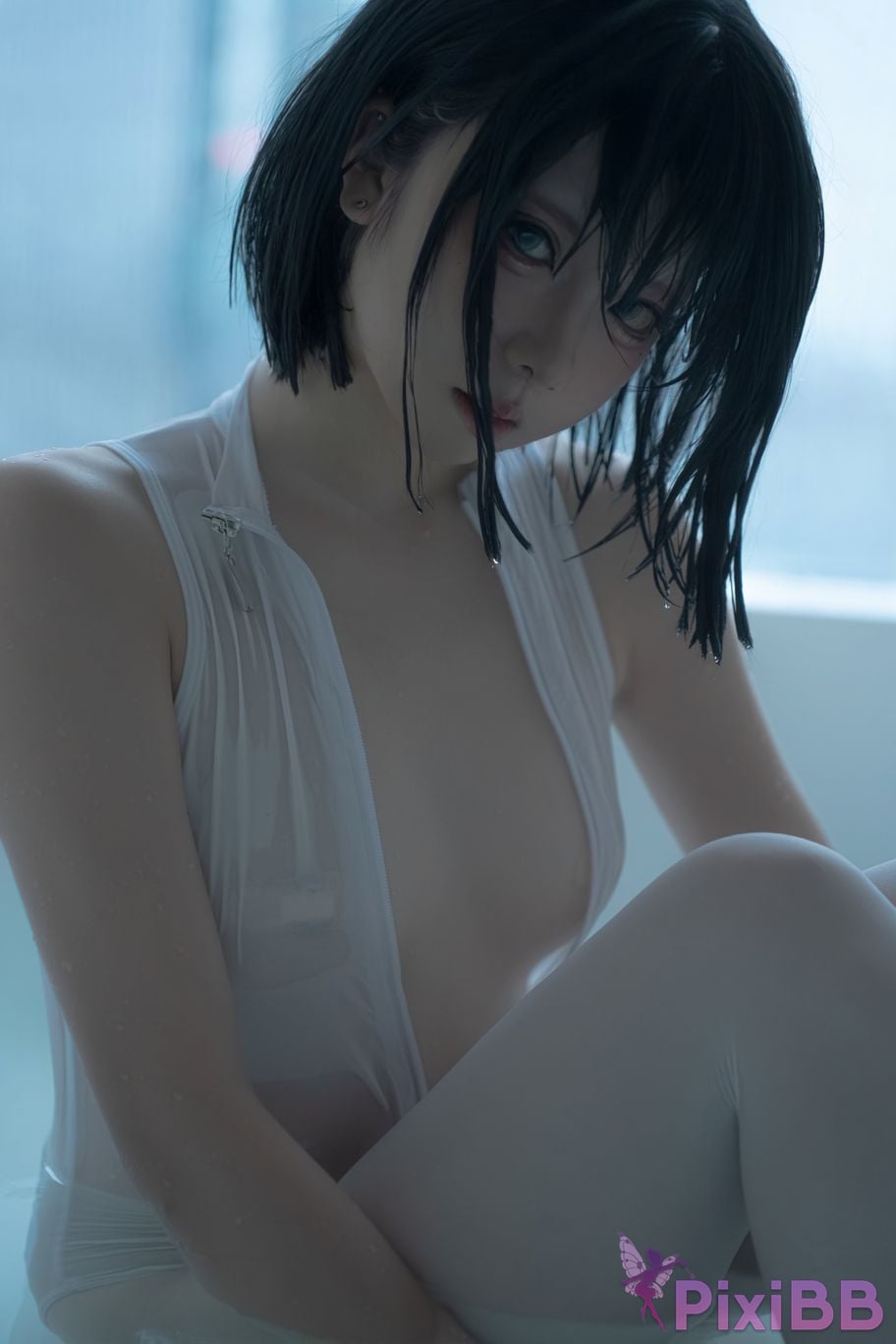 Cosplayer Zhiyue Etsu ko transparent swimming PixiBB.COM 035