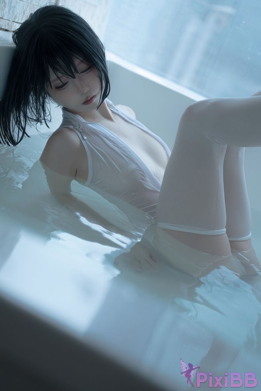 Cosplayer Zhiyue Etsu ko transparent swimming PixiBB.COM 036