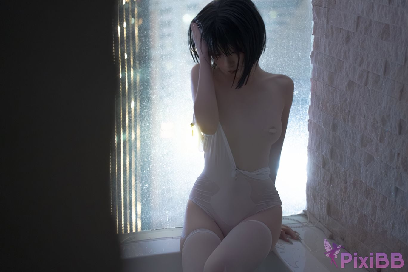 Cosplayer Zhiyue Etsu ko transparent swimming PixiBB.COM 060