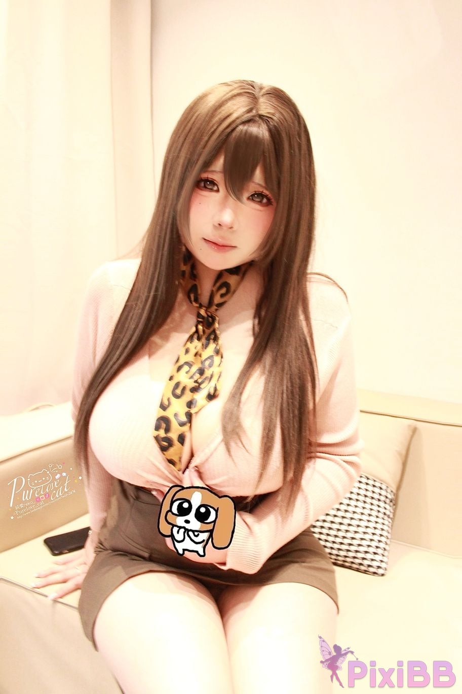 Cosplayer chun ai neko little secretary PixiBB.COM 006