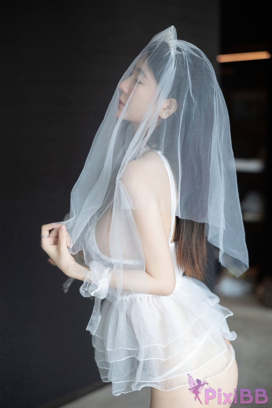 XR Uncensored Xie Xiaoan R18 XIUREN model wedding dress double vibrator PixiBB.COM 006.JPEG
