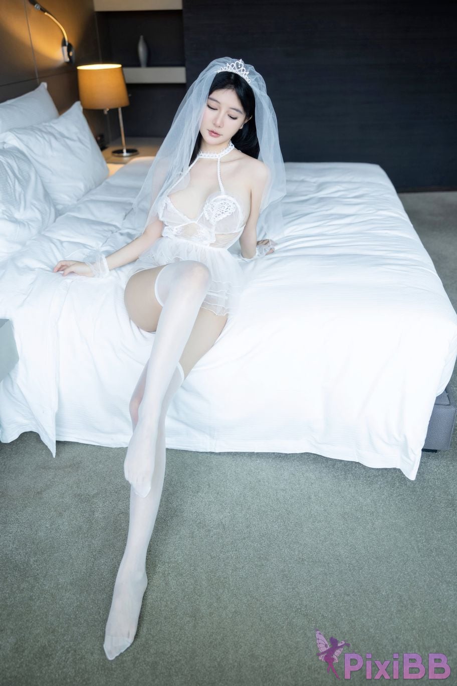 XR Uncensored Xie Xiaoan R18 XIUREN model wedding dress double vibrator PixiBB.COM 015.JPEG