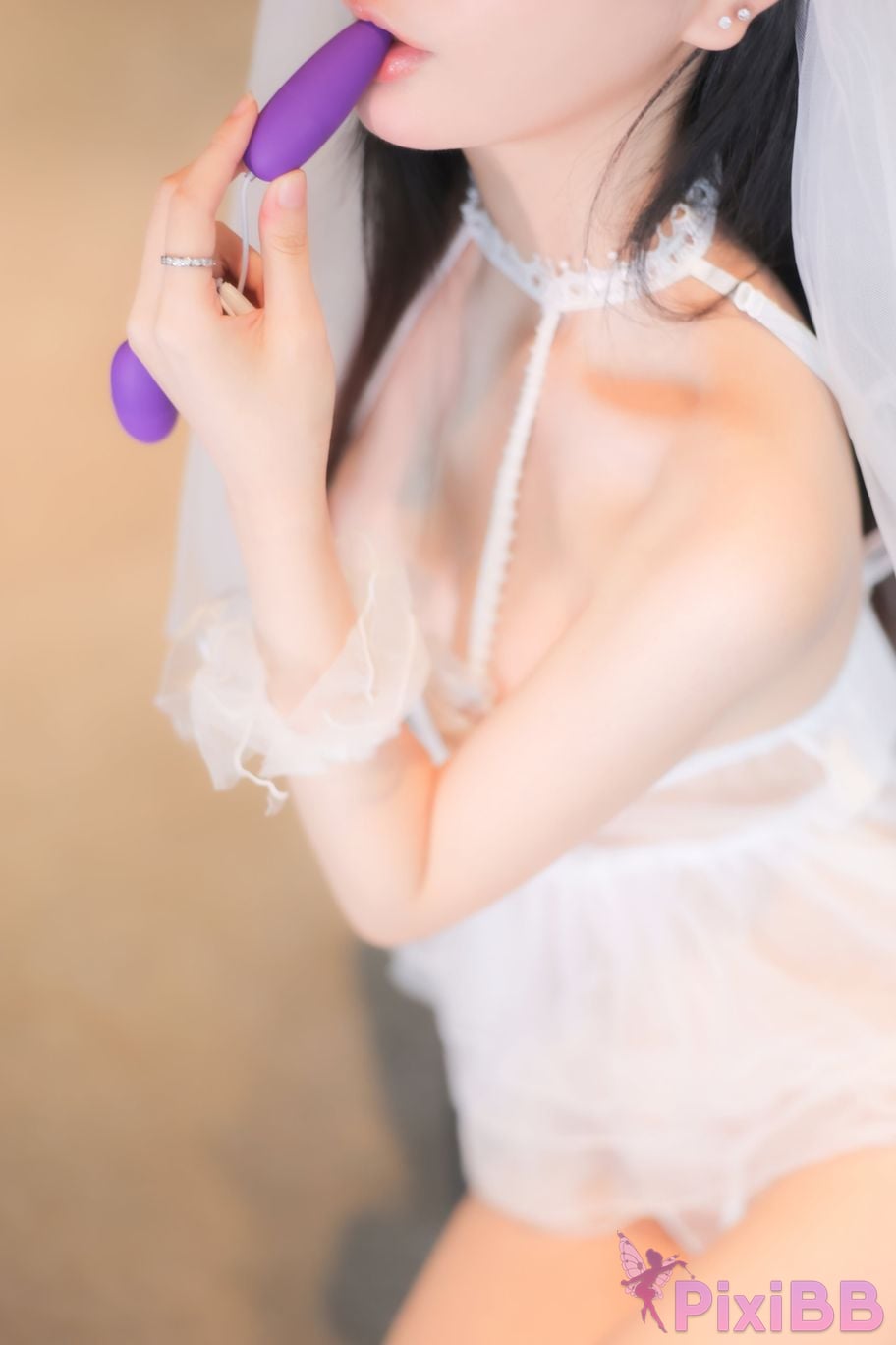 XR Uncensored Xie Xiaoan R18 XIUREN model wedding dress double vibrator PixiBB.COM 030.JPEG