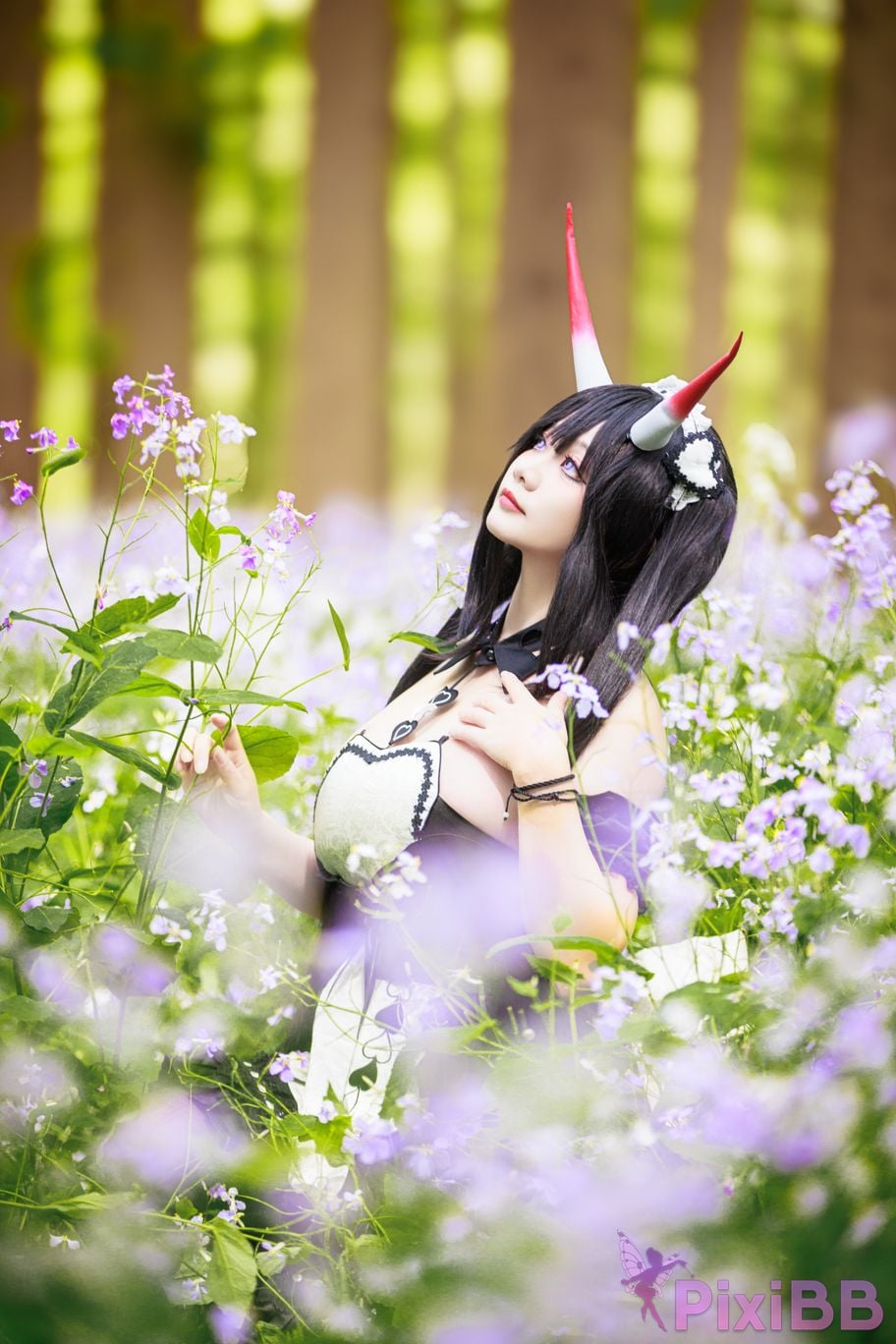 Cosplayer A Xuexue Nodai maid PixiBB.COM 001