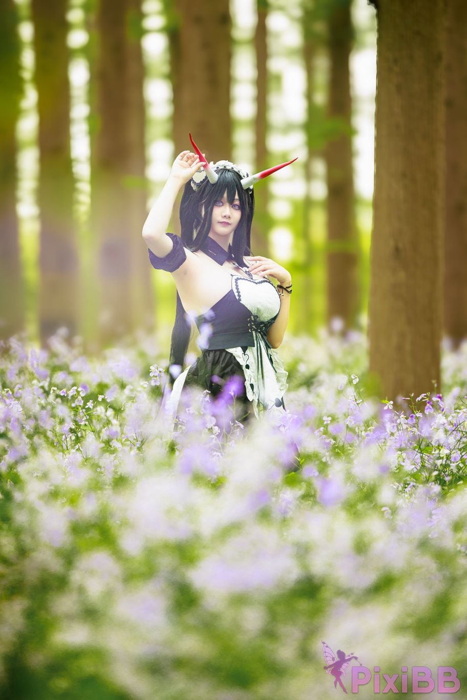Cosplayer A Xuexue Nodai maid PixiBB.COM 003