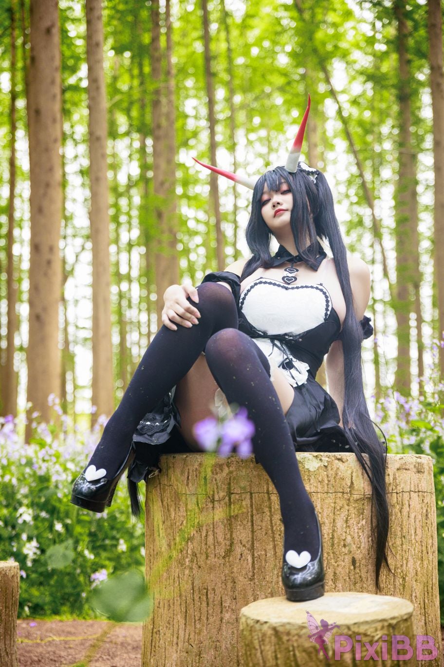 Cosplayer A Xuexue Nodai maid PixiBB.COM 014