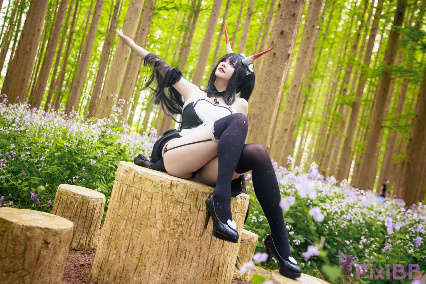 Cosplayer A Xuexue Nodai maid PixiBB.COM 016