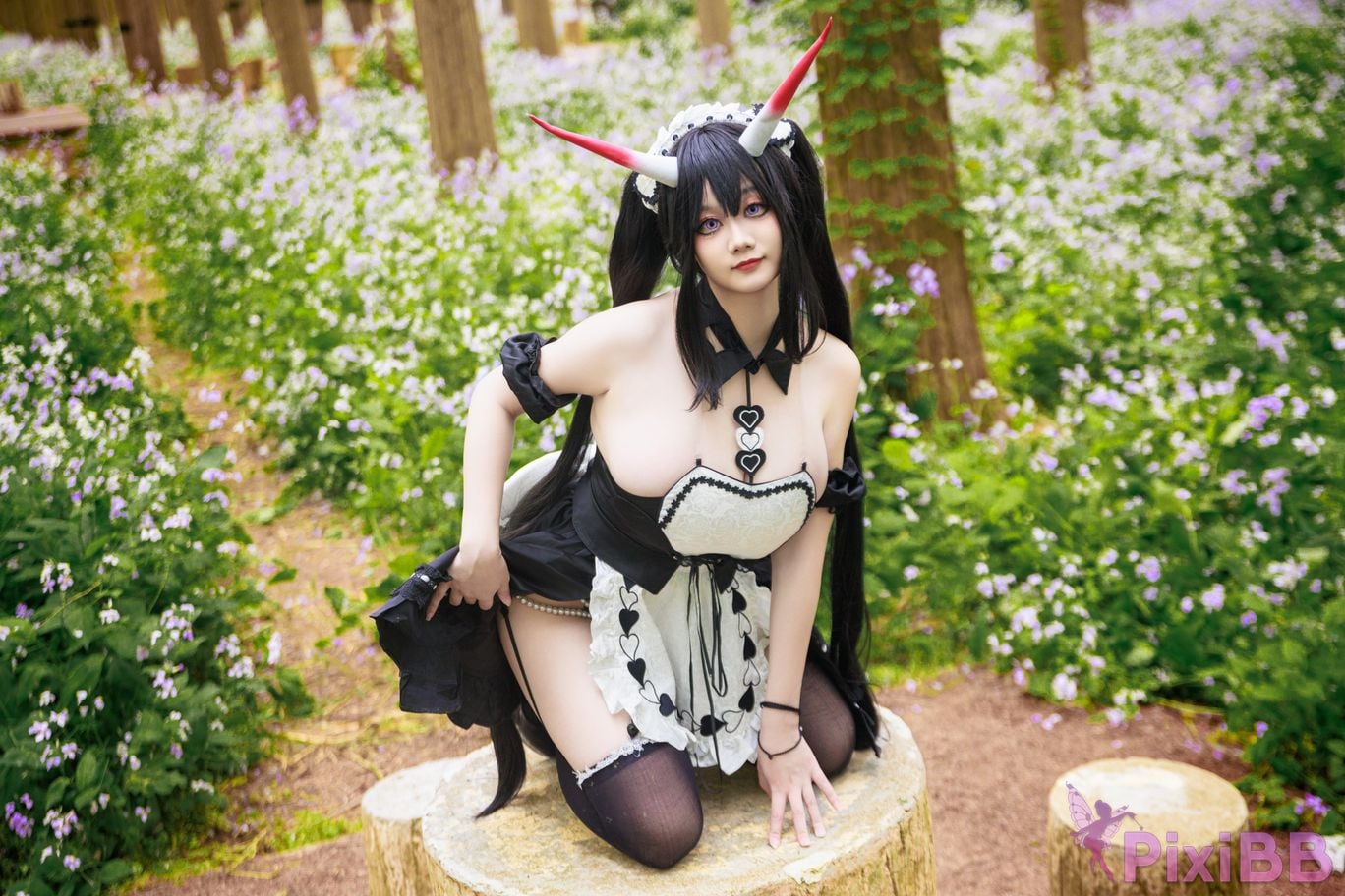 Cosplayer A Xuexue Nodai maid PixiBB.COM 019