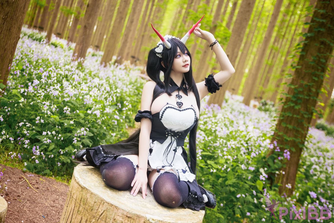 Cosplayer A Xuexue Nodai maid PixiBB.COM 022