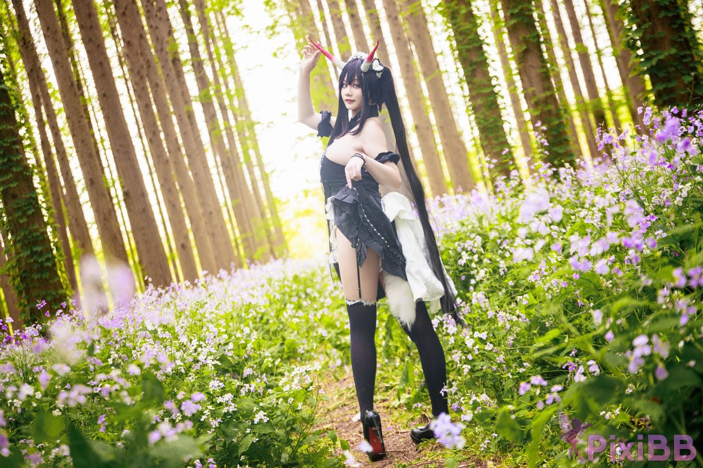 Cosplayer A Xuexue Nodai maid PixiBB.COM 027