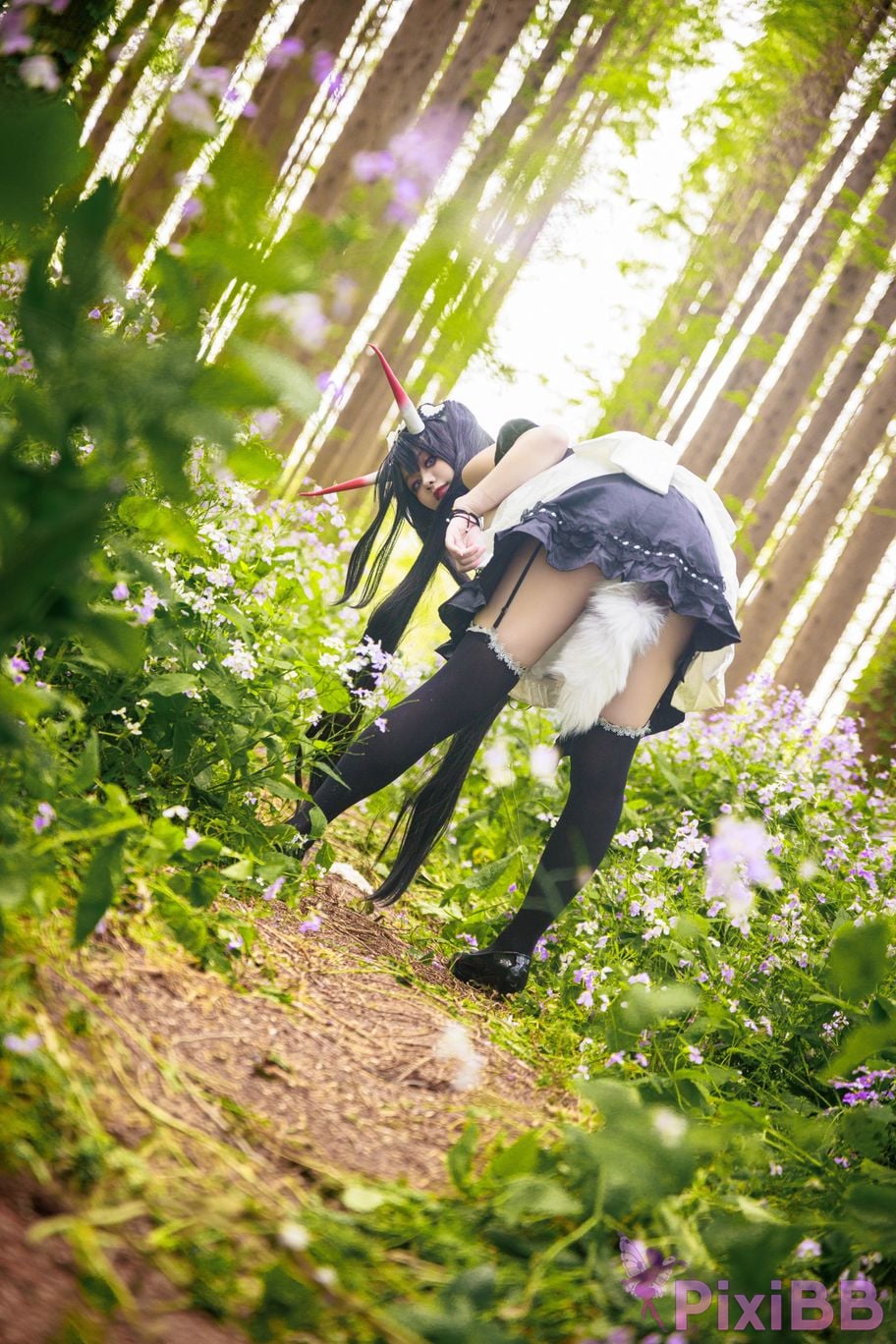 Cosplayer A Xuexue Nodai maid PixiBB.COM 031