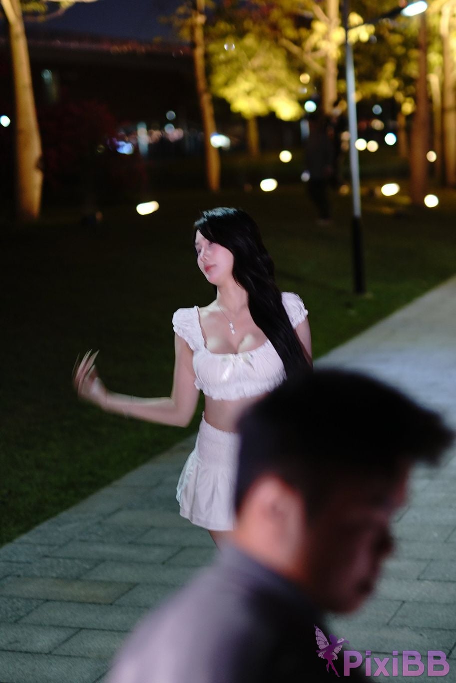 Featured Street Photography Works No.5665 Xiao Sijia white dress PixiBB.COM 009